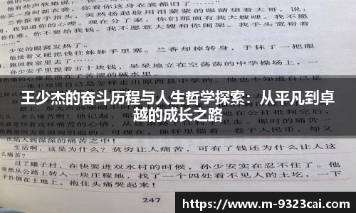王少杰的奋斗历程与人生哲学探索：从平凡到卓越的成长之路
