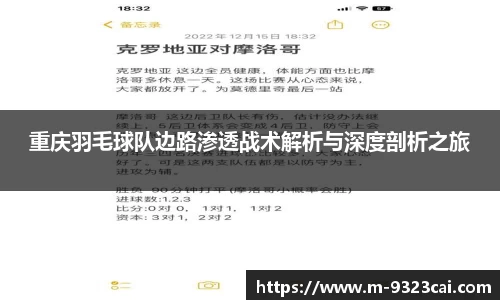 重庆羽毛球队边路渗透战术解析与深度剖析之旅